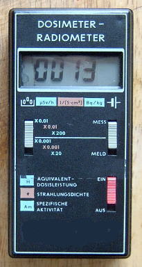 Alpha-Betha-Gamma- Dosimeter Radiometer , Messgerät für radioaktive Strahlung